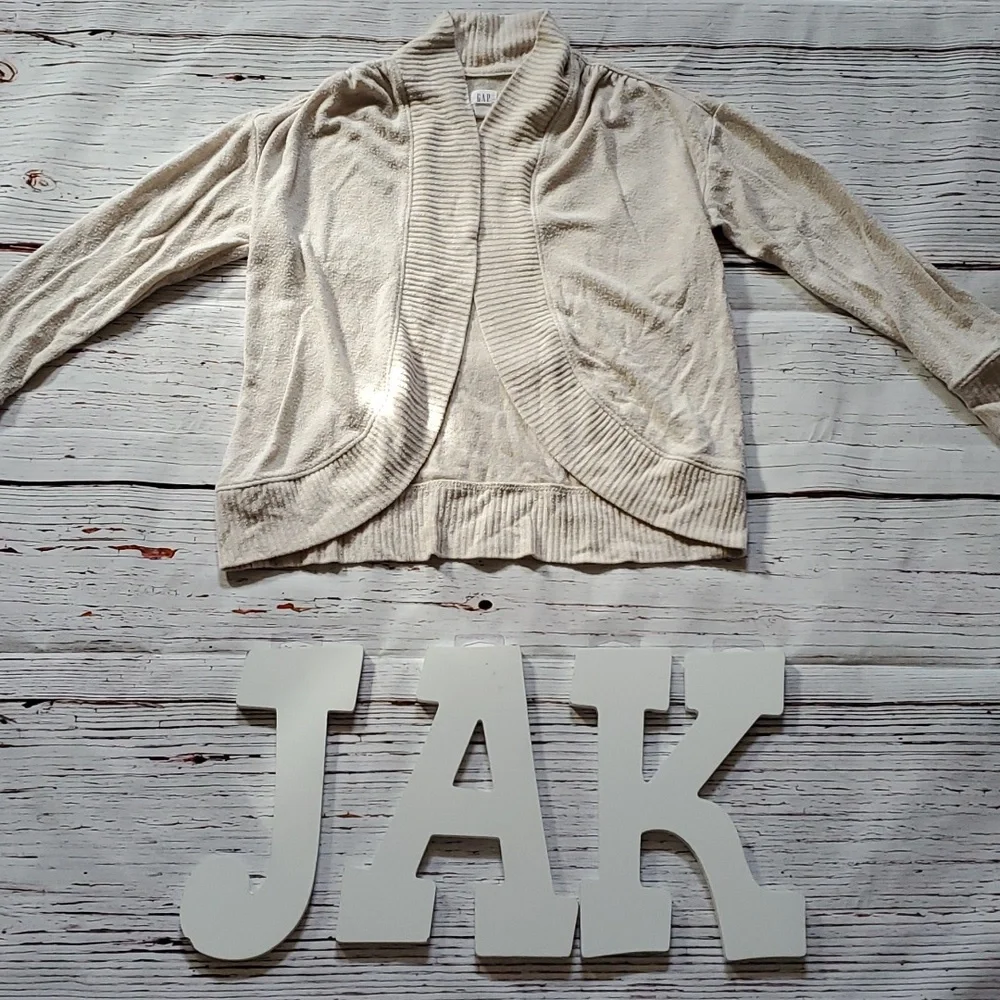 GAP KHAKI GIRLS CARDIGAN